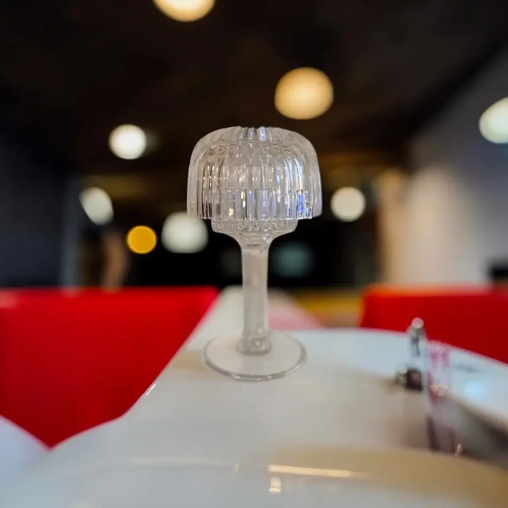 Homco Clear Ribbed 8